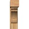 Ekena Millwork Olympic Block Rough Sawn Bracket w/ Offset Brace, Western Red Cedar, 8"W x 28"D x 28"H BKT0806X28X28OLY05RWR - alternate 4